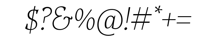 Tzimmes SemiBold Italic Font OTHER CHARS