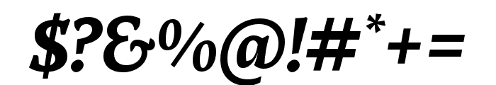 Tzimmes UltraBold Italic Font OTHER CHARS