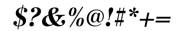 URW Antiqua Bold Italic Font OTHER CHARS