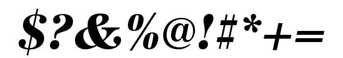 URW Antiqua Extra Bold Italic Font OTHER CHARS