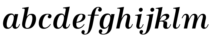 URW Antiqua Medium Oblique Font LOWERCASE