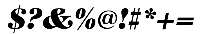 URW Antiqua Super Bold Italic Font OTHER CHARS