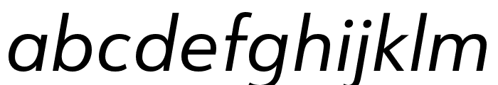 URW Form Cond Italic Font LOWERCASE
