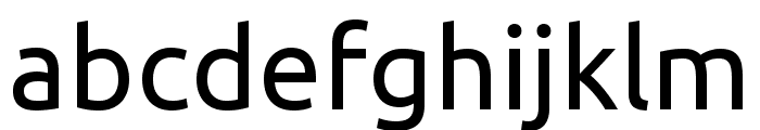 Ubuntu Condensed Regular Font LOWERCASE