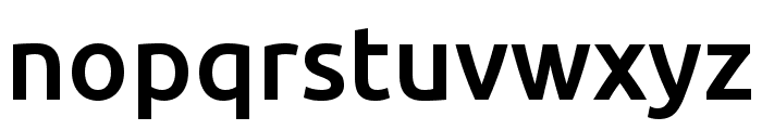 Ubuntu Medium Font LOWERCASE