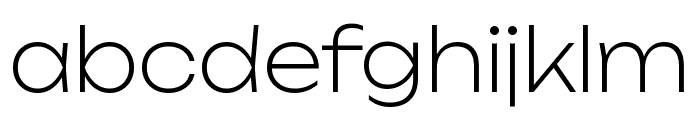 Unbounded Extra Light Font LOWERCASE