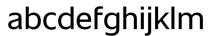 Unitext Regular Font LOWERCASE