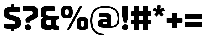 Univia Pro Black Font OTHER CHARS