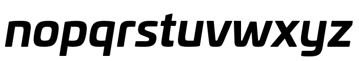 Univia Pro Bold Italic Font LOWERCASE