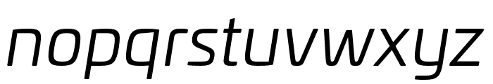 Univia Pro Book Italic Font LOWERCASE