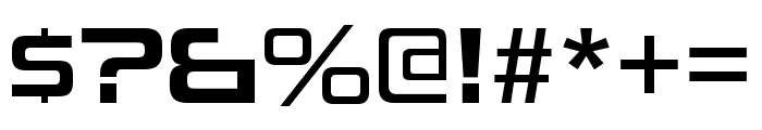 Uniwars SemiBold Font OTHER CHARS