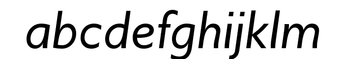 Upgrade Italic Font LOWERCASE