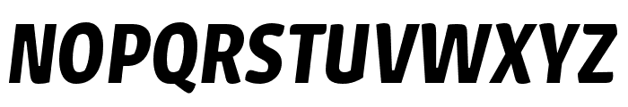 Urbana SemiboldItalic Font UPPERCASE