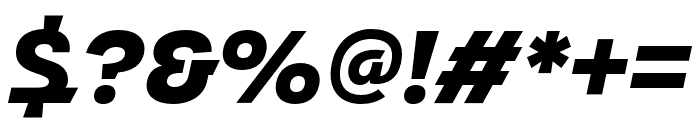 Urbane Adscript Bold Italic Font OTHER CHARS