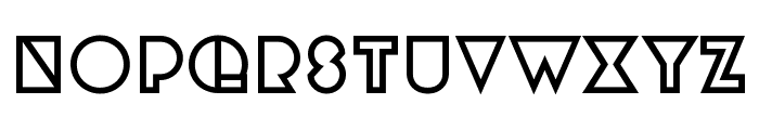 Utopian Two Color Font UPPERCASE