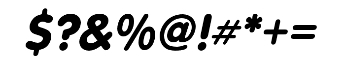 VAG Rundschrift D Regular Italic Font OTHER CHARS