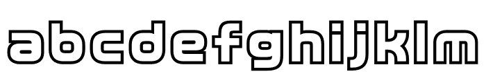 VDL LogoJr Pop FutoLine Font LOWERCASE