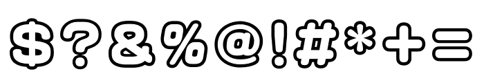 VDL LogoMaru Pop FutoLine Font OTHER CHARS