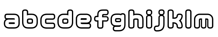 VDL LogoMaruJr Pop FutoLine Font LOWERCASE
