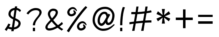 VDL PenGentle B Font OTHER CHARS