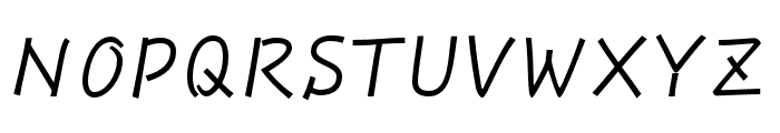 VDL PenGentle B Font UPPERCASE