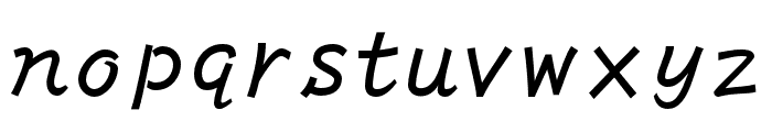 VDL PenGentle B Font LOWERCASE