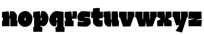 Valnera Monster VF Regular Font LOWERCASE