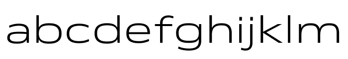 Venn Ex Light Font LOWERCASE