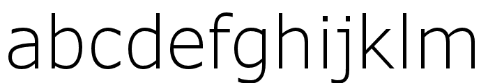 Verdana Pro Cond Light Font LOWERCASE