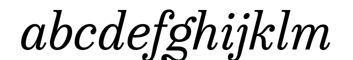 Victorian Orchid Light Italic Font LOWERCASE