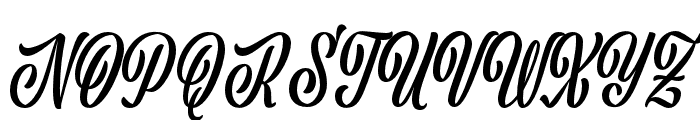 Viktor Script Regular Font UPPERCASE