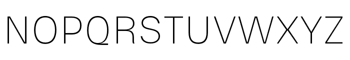 Vinila Condensed Thin Font UPPERCASE