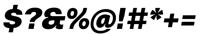 Vinila ExtraBold Oblique Font OTHER CHARS