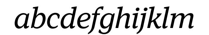 Viroqua Regular Italic Font LOWERCASE