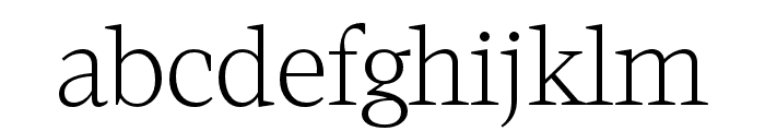 Viroqua Thin Font LOWERCASE