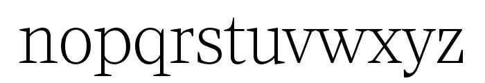 Viroqua Thin Font LOWERCASE