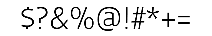 Vista Sans Nar OTCE Black Italic Font OTHER CHARS