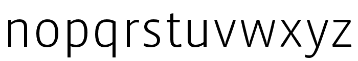 Vista Sans OTCE Black Italic Font LOWERCASE
