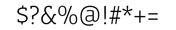 Vista Slab OTCE Book Italic Font OTHER CHARS