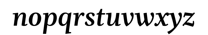 Whitman Bold Italic Font LOWERCASE