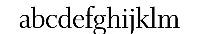 Whitman Display Regular Font LOWERCASE