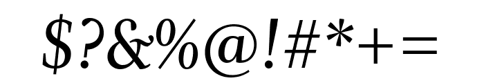 Whitman Display Semi Bold Italic Font OTHER CHARS