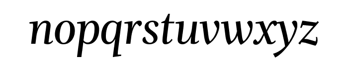 Whitman Display Semi Bold Italic Font LOWERCASE