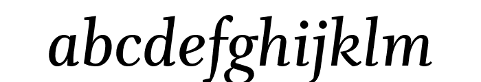 Whitman Semi Bold Italic Font LOWERCASE