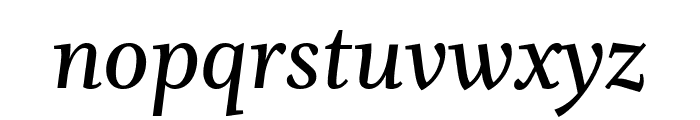 Whitman Semi Bold Italic Font LOWERCASE
