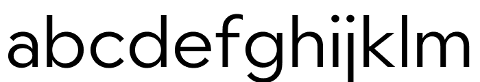 Widescreen UEx Regular Font LOWERCASE