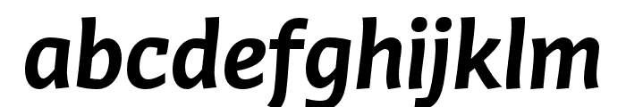 Winco Bold Italic Font LOWERCASE