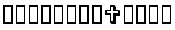 Wingdings Regular Font UPPERCASE