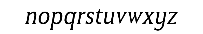 Winsel Variable Italic Thin Condensed Italic Font LOWERCASE