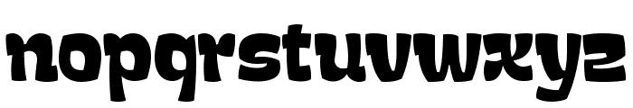 Xunga Variable Top Font LOWERCASE